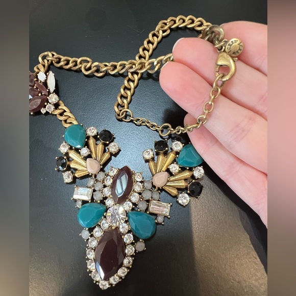 J. Crew Rhinestone Statement Necklace - Picture 3 of 5